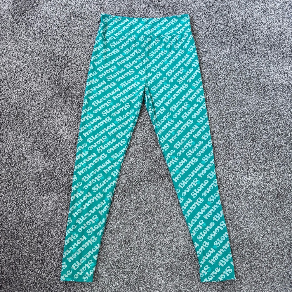 NWOT LuLaRoe TC Green Leggings "Blarney Stone" St Patrick's Day Irish Kiss‎